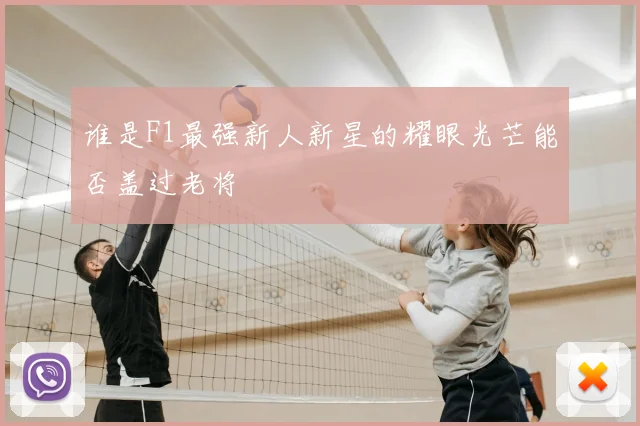 谁是F1最强新人新星的耀眼光芒能否盖过老将